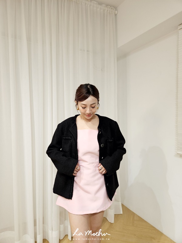 滾邊銀蔥小香外套